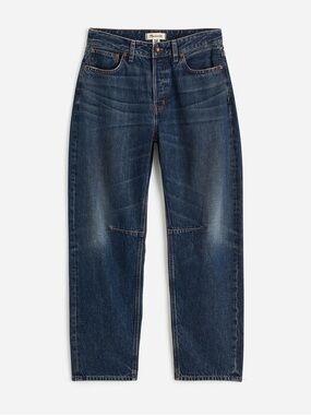 Madewell Women’s The Curvy Darted Barrel-Leg Jean in Danver Wash—30T